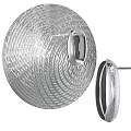 Modern Silver Textured Wall Light with Decorative Design 3d model