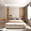 Modern Walk in Closet Interior Design With Glass Door Cabinets Hanging Clothes And Drawers