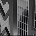Multifunctional Household Storage Rack With Black Frame White Surface And Lattice Design