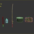 Knife Pot Bag 3d model