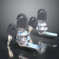 High Quality Hardware Tools NTP Label Metal Locks With Keys For Security