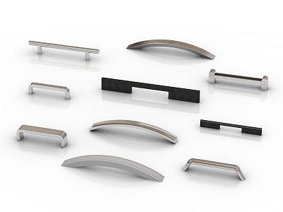 Modern hardware handle 3d model