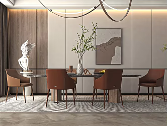 Modern Restaurant 3d model