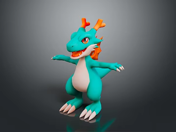 Little Dragon Baby Dragon Cartoon Dragon Cartoon Characters Cartoon Animals Cartoon Small Animals Game Characters Virtual Characters (ID:ggajh657950)