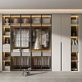 Modern wardrobe 3d model