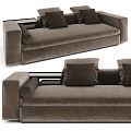 minotti simple sofa 3d model