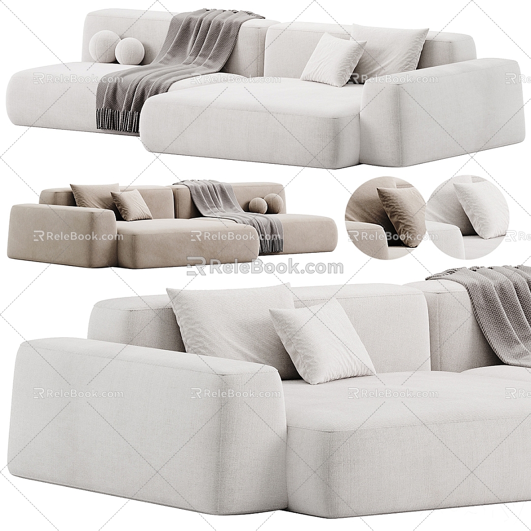 Modern Multiplayer Sofa Tamamm Sofa Sofa 3d model