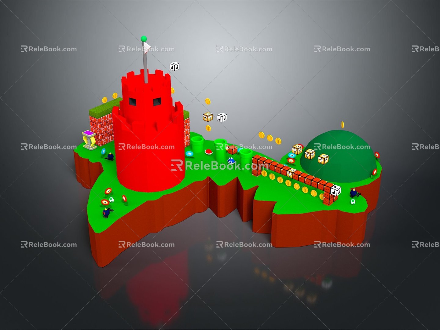 Game Environment Game Scene Fairy Tale Scene Fairy Tale Magic Scene Magic Item Fantasy Scene 3d model