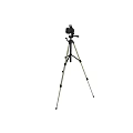 Two Camera Tripods For Mobile Digital Photography With Stable Support And Adjustable Legs 3d model