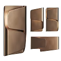 Stylish Modern Wall Sconce with Sleek Curved Metallic Finish for Contemporary Home Decor