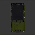 Vintage Military Green Off Road Vehicle With Soft Top And Rugged Exterior Design