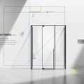 Sleek Modern Shower Sauna Featuring Transparent Glass Enclosure White Walls And Gray Floor