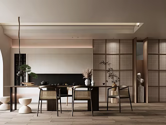 Quiet Tea Room 3d model