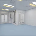 Laboratory clean room 3d model