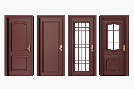 Jane O swing door 3d model