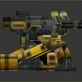 Mech Warrior Mech Soldier Machine Battlearm Mechanical Battlearm Machine Fighter Robot 3d model