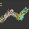 Airport Passage Passage Sci-fi Passage Sci-fi Passage 3d model