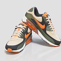 Modern sneaker Travel Shoes Mountaineering Shoes 3d model