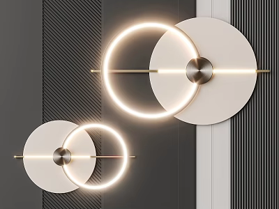 Light Luxury Wall Decoration Wall Decoration Pendant 3d model