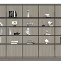 Modern Bookshelf 3d model