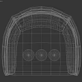 Modern Brown Leather Single Sofa With Armrest And Black Metal Legs