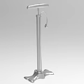 Adjustable Silver Medical Exam Lamp With Metal Stand And Stable Base