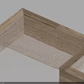 Wooden Raised Garden Planter Frame With Mesh Bottom For Yard Garden
