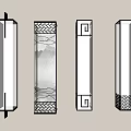 Modern Wall Sconces With Traditional Patterns And Sleek Designs For Home 3d model