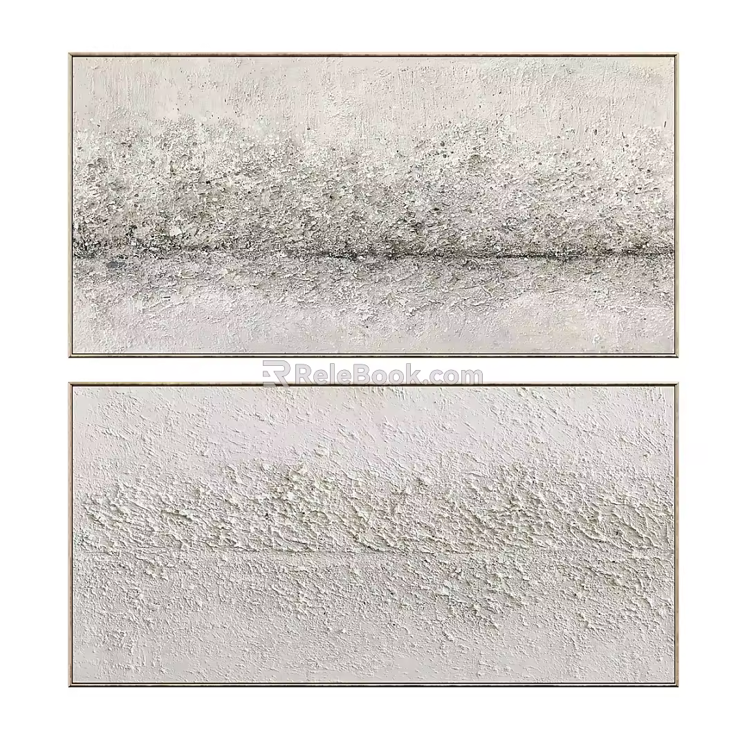 Hanging Picture Frame Simple Hanging Picture Texture Hanging Picture 3d model