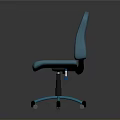 Turquoise Office Chair With Mesh Backrest Adjustable Design And Swivel Wheels