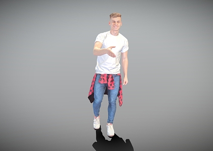 Fashion Boys Trendy Men 3d model