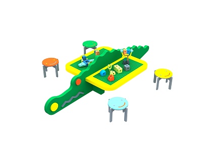 Modern Amusement Equipment Crocodile Table Edition model