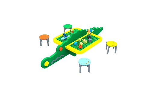 Modern Amusement Equipment Crocodile Table Edition 3d model