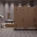 Commercial Kitchen Interior With Stainless Steel Cabinets Worktables Appliances And Large Window