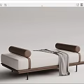 Modern Bed End Bench Bed End Bench 3d model