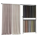 Wide Selection Of Curtain Fabrics In Various Colors For Home Interior Styling