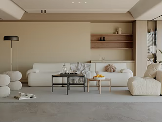 The Silent Living Room 3d model
