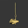 Gold Jewelry Set With Intricate Pendant Necklace And Detailed Ring Design