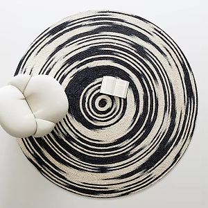 Modern Round Carpet 3d model