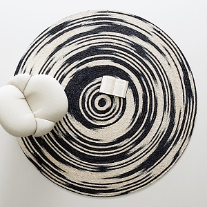 Modern Round Carpet 3d model