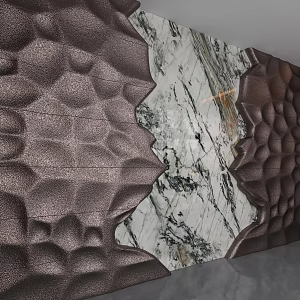 Modern background wall 3d model