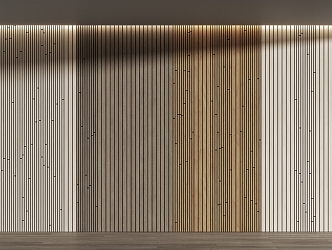 Wooden veneer wall panel wall veneer great wall panel 3d model