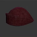 Stylish Red Felt Beret Hat With Soft Texture For Casual Fashion Style