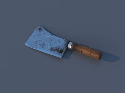 kitchen knife 3D model 3d model kitchen knife 3D model 3d model
