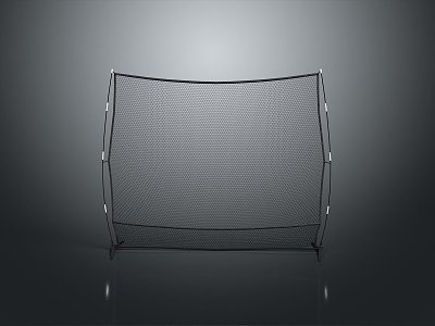 Hockey goal net football goal life supplies 3d model