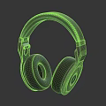 Gray Over Ear Headphones Modern Design With Comfortable Ear Cups And Smooth Reflective Surface