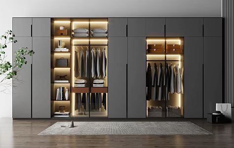 Modern wardrobe 3d model