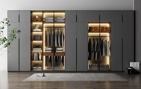 Modern wardrobe 3d model