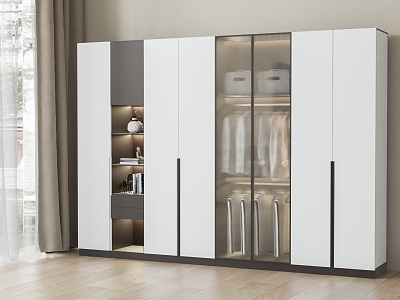 Modern wardrobe model