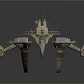 Military Aircraft Carrier 3D Model With Detailed Flight Deck And Structure